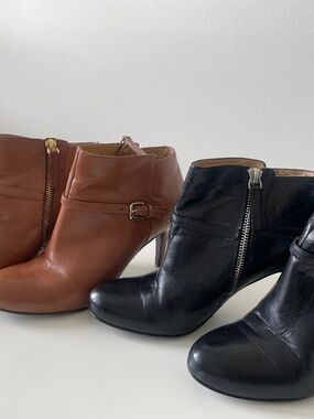 Nine West leather booties